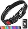 Erbine AirTag Dog Collar with AirTag Holder Compatible for Air Tag Reflective Soft Padded Safety Locking Buckle Adjustable Nylon for Small Medium Large Dogs BlackM