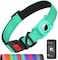 Erbine AirTag Dog Collar with AirTag Holder Compatible for Air Tag Reflective Soft Padded Safety Locking Buckle Adjustable Nylon for Small Medium Large Dogs TealM