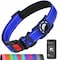 Erbine AirTag Dog Collar with AirTag Holder Compatible for Air Tag Reflective Soft Padded Safety Locking Buckle Adjustable Nylon for Small Medium Large Dogs NavyBlueM
