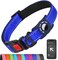 Erbine AirTag Dog Collar with AirTag Holder Compatible for Air Tag Reflective Soft Padded Safety Locking Buckle Adjustable Nylon for Small Medium Large Dogs NavyBlueS