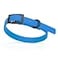 Dogline Biothane Waterproof Dog Collar Strong Coated Nylon Webbing with Black Hardware Odor Proof for Easy Care Easy to Clean High Performance Fits Small Medium or Large Dogs Cerulean Blue