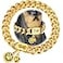 iDofas Gold Dog Chain Collar 19mm Metal Chain Collar with Secure Buckle 18K Gold Cuban Link Dog Collar Heavy Duty for Medium Large Dogs12