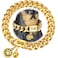 iDofas Gold Dog Chain Collar 19mm Metal Chain Collar with Secure Buckle 18K Gold Cuban Link Dog Collar Heavy Duty for Medium Large Dogs12