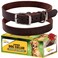 ADITYNA Leather Dog Collar for ExtraLarge Dogs Classic Soft Strong Heavy Duty Handmade TopGrain Leather for Walking Training and Hiking