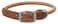 Terrain D.O.G. Terrain DOG Harness Leather Rolled Dog Collar Russet 19 17 20 in 1 in width
