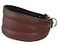 Dogs My Love Real Leather Extra Wide Padded Tapered Dog Collar 1113 Neck 2 Wide Brown