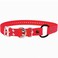 Educator Bungee Dog Collar Biothane Waterproof Odorproof Metal Buckle and D Ring with Comfort Bungee Loop Adjustable for Custom Fit 34Inch Red