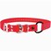 Educator Bungee Dog Collar Biothane Waterproof Odorproof Metal Buckle and D Ring with Comfort Bungee Loop Adjustable for Custom Fit 34Inch Red