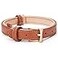 bluben bluben Leather Dog Collars Classic Soft Padded Leather Stylish Breathable Collar for Small Medium Large Dogs
