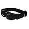 Hamilton Adjustable Nylon Dog Collar for Small Medium Large Dogs Black 34 Wide x 1622 Neck