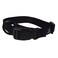 Hamilton Adjustable Nylon Dog Collar for Small Medium Large Dogs Black 34 Wide x 1622 Neck