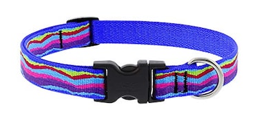LupinePet Dog Collar by Lupine 34 Wide Ripple Creek Design adjusts from 13 to 22