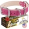 ADITYNA HeavyDuty Pink Leather Dog Collar for Medium Dogs Lined with Soft Leather Girl Dog Collar for Walking Training and Hiking