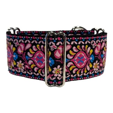SGang Martingale Dog Collar for Greyhound Saluki Whippet and Other Breeds with Similar Neck 2 Wide 1114 Matching Leash Available