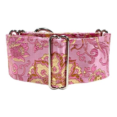 SGang Extra Soft Martingale Dog Collar for Greyhound Saluki Whippet and Other Breeds with Similar Neck 2 Wide 1114 Matching Leash Available