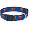 Buckle-Down BuckleDown Plastic Clip Collar Superman Shield Blue 1 Wide Fits 1117 Neck Medium