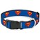 Buckle-Down BuckleDown Plastic Clip Collar Superman Shield Blue 1 Wide Fits 1117 Neck Medium
