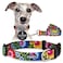 Lucky Love Dog Easy Click Buckle Dog Collar with Leash Set Combo Durable Comfortable for Male Female Dogs Pet Collar for Medium Dogs Secure Fit Blackbird Combo Medium