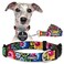 Lucky Love Dog Easy Click Buckle Dog Collar with Leash Set Combo Durable Comfortable for Male Female Dogs Pet Collar for Medium Dogs Secure Fit Blackbird Combo Medium