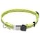 Herm Sprenger Adjustable Rubberized Reflective Dog Collar for Medium Large Dogs with ClickLock Buckle Overall Length 1622 inches Yellow