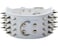 Pimaodog Studded Dog Collar 3 Sharp Spiked Leather Dog Collar fit TrainingSportsWalkingMediumLargeXLargefor PitbullLabradorBoxer M1720 inch White