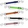 Saintrygo 5 Pcs Safety Dog Collar Clips Prong Collar Backup Clips Adjustable Reflective Nylon Harness Connector Metal Double Ended Backup Clasp for Harness PetBright Color
