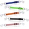 Saintrygo 5 Pcs Safety Dog Collar Clips Prong Collar Backup Clips Adjustable Reflective Nylon Harness Connector Metal Double Ended Backup Clasp for Harness PetBright Color