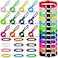 GGSTDDUP 36 Pcs Puppy Collar and Leash Set Adjustable Colorful Dog Collar and Leash Quick Release Clip Buckle Puppy Collars Whelping Collar for Small Medium Dogs Walking Training