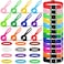 GGSTDDUP 36 Pcs Puppy Collar and Leash Set Adjustable Colorful Dog Collar and Leash Quick Release Clip Buckle Puppy Collars Whelping Collar for Small Medium Dogs Walking Training