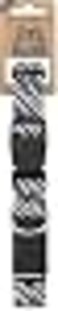 Wilderdog Climbing Rope Dog Collar Outdoor Durable Climbing Rope Design with HeavyDuty Secure Hardware for Safety Adjustable to fit 1318 Around with a 1 Band Medium Black White