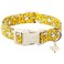 M MACA BATES Maca Bates Summer Cute Dog Collar with Yellow Duck Print for Small Boy Gril DogsSpring and Summer Styles DurableSoftThickAdjustable Puppy Basic Collars for Male Female Pet with Safety Buc