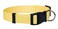 Native Pup Polka Dot Dog Collar Adjustable for Small Medium Large Dogs Cute Fabric for Boy Girl Yellow Large