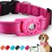 KONITY Reflective Dog Collar Compatible with AirTag Nylon Pet Cat Puppy Collar for Small Medium Large and Extra Large Dogs