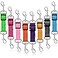 Saintrygo 8 Pieces Dog Collar Clip Prong Collar Safety Clip Adjustable Nylon Backup Harness Connector Double Ended Backup Clasp for Dog Harness PetWarm Colors