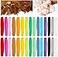 PETKNOWS 30 Pcs Puppy Whelping Collars Newborn Pet Collars DoubleSided Soft Adjustable ID Bands Puppy Collars for Litter Newborn Pet Dog Cat 15 ColorsM