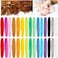 PETKNOWS 30 Pcs Puppy Whelping Collars Newborn Pet Collars DoubleSided Soft Adjustable ID Bands Puppy Collars for Litter Newborn Pet Dog Cat 15 ColorsM
