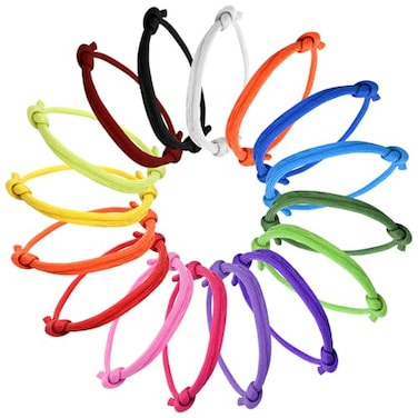 PETKNOWS 30 Pcs Puppy Whelping Collars Newborn Pet Collars DoubleSided Soft Adjustable ID Bands Puppy Collars for Litter Newborn Pet Dog Cat 15 Colors