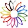 PETKNOWS 30 Pcs Puppy Whelping Collars Newborn Pet Collars DoubleSided Soft Adjustable ID Bands Puppy Collars for Litter Newborn Pet Dog Cat 15 Colors