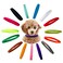 TTSAM 15 Pcs Puppy Id Collars 15 Colors Puppy Whelping Collars DoubleSided Soft Adjustable Dog ID Bands Identification Collar for for Puppies Small Cat Kitten Newborn Pet Reusable