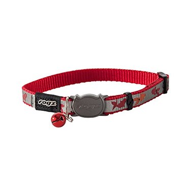 Rogz Catz ReflectoCat Collar Red