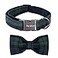 Unique style paws Christmas Dog and Cat Collar with Bow Pet Gift Adjustable Soft and Comfy Bowtie Collars for Small Medium Large Dogs