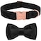ARING PET Bowtie Dog CollarVelvet Dog Collars with Removable Bowtie Adjustable Bowtie Collar for Girl and Boy Dogs