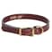 Mendota Products Mendota Pet Leather Standard Collar Dog Collar Made in The USA Chestnut 34 in x 16 in