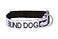 Dexil Blind Dog White Color Coded Alert Warning SM LXL Buckle Dog Collars SM Collar 1017Lx1W