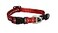 Rogz Utility Small 38Inch Reflective Nitelife Dog Collar Red