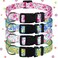 Saintrygo 4 Pcs Floral Dog Collar Cute Flower Female Dog Collar Adjustable Pastel Spring Summer Pet Collars for Small Medium Large DogsSmall