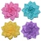 Viewind Dog Collar Flowers Attachement Cat Bow Tie Flora Accessories SetGirl or Boy Pet Grooming OD 8cm 4pcs