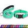 Maiiu Reflective Dog Collar with Safety Locking Buckle Adjustable Soft Breathable Nylon Collars for Small Medium and Large DogsCollarLeash XS Width 58 Turquoise