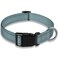 BOOMIBOO Reflective Dog Collar with Buckle Adjustable Safety Nylon Collars for Small Medium Large Dogs Grey XL