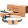 Pettsie Adjustable Dog Bow Tie Collar with Matching Owner Friendship Bracelet Stylish Durable Pet Accessory Soft Hemp Cotton Secure DRing GiftReady Set Small Blue